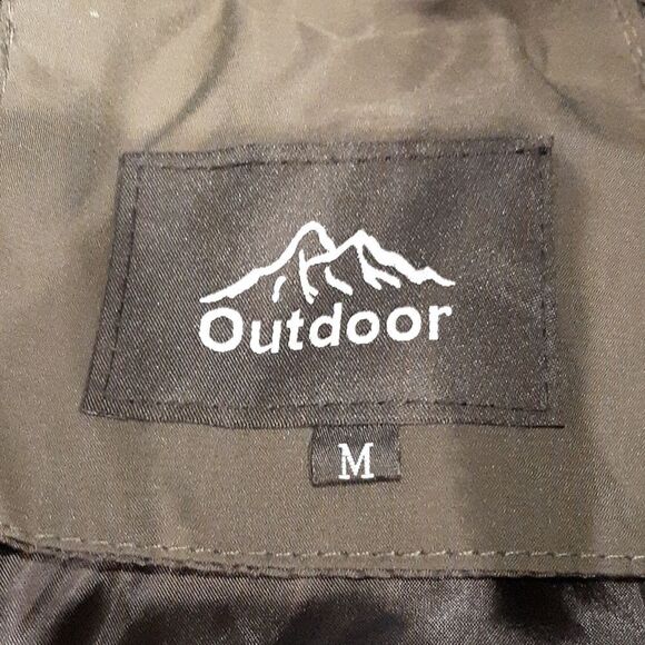 Outdoor Black and Gray Puffer Jacket - Picture 8 of 15